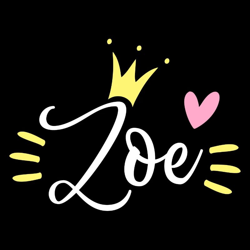 Zoe Name Crown