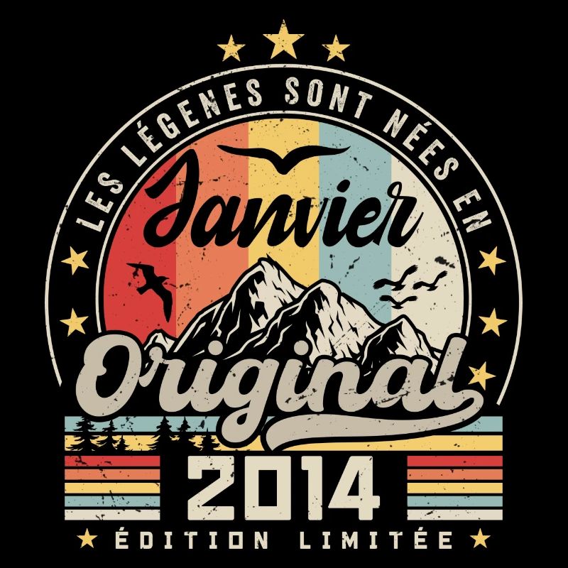 Janvier 2014 Vintage Rétro Anniversaire 2014