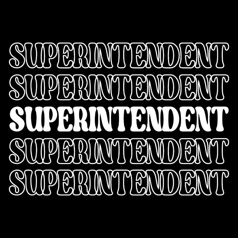 Superintendent Supervisor Direktor Chef