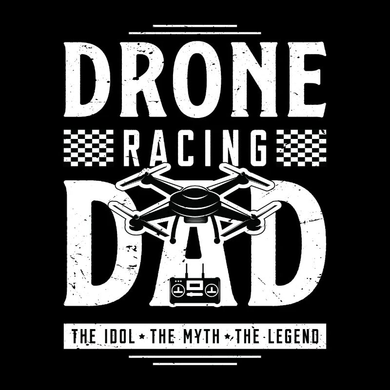 Amateur de courses de drones Papa L’idole Le pilote de drone