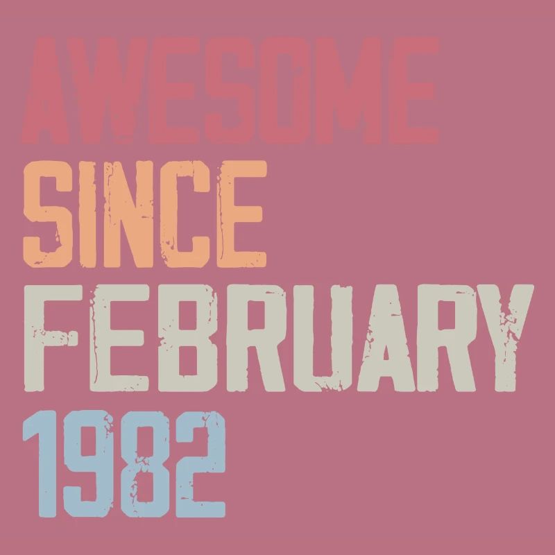 Février 1982, 42e anniversaire 1982 Fevrier 42 ans