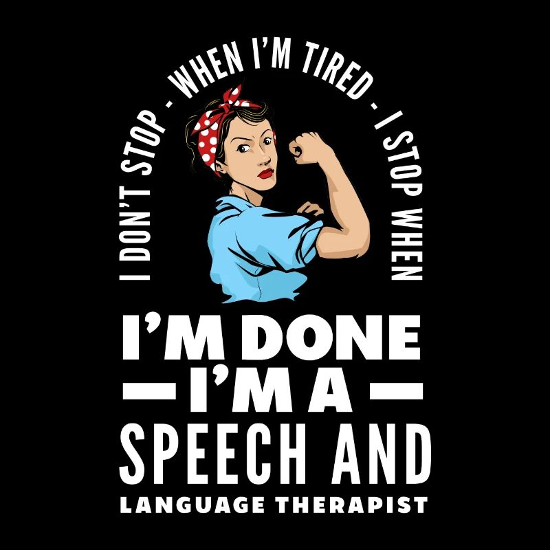Speech therapist, speech therapist, speech therapist