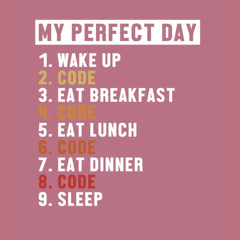 Coding Perfect Day Developer Software Engineer