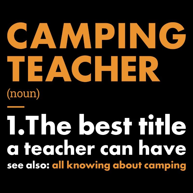 Camper Teacher Definition Camping