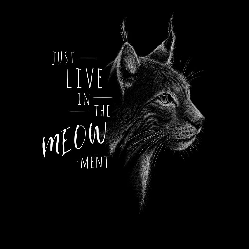 Vivez dans le miaou ! Lynx Wildcat Jeu de mots