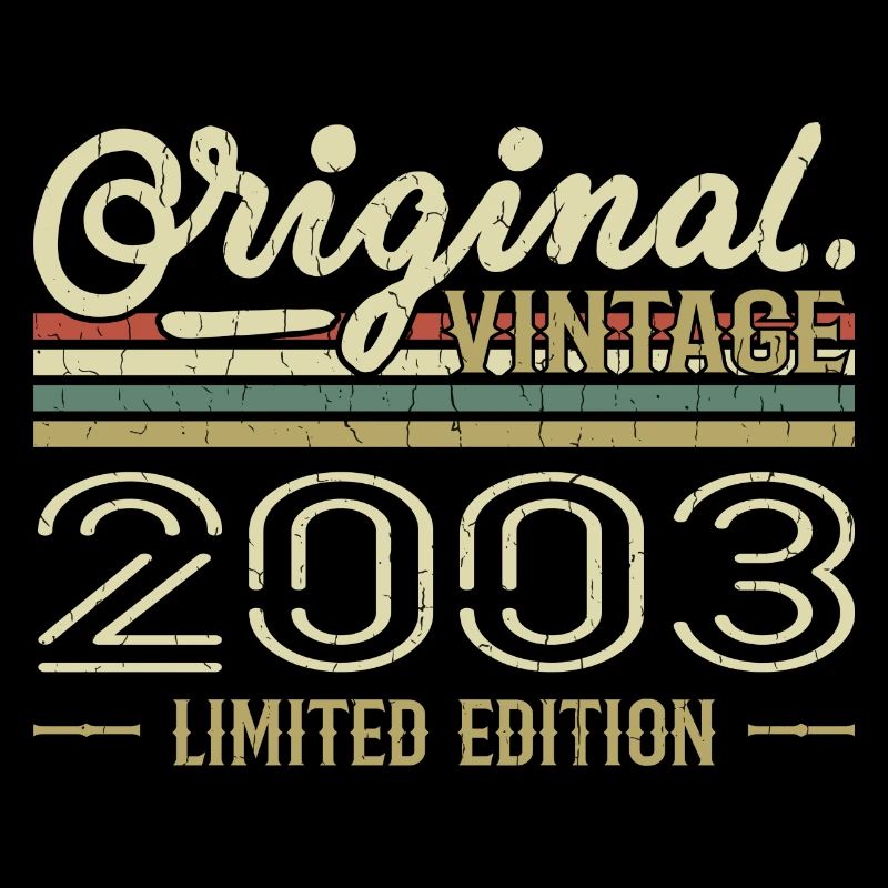 2003 Retro Anniversary 2003 Original 2003 Vintage