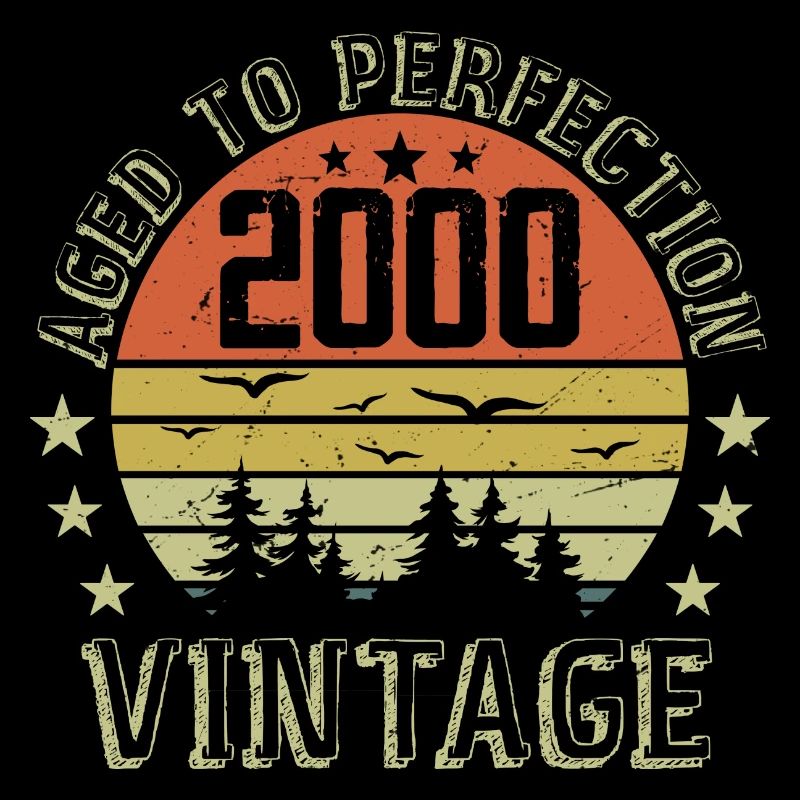 2000 Vintage Né 2000 Cadeau D'anniversaire 2000