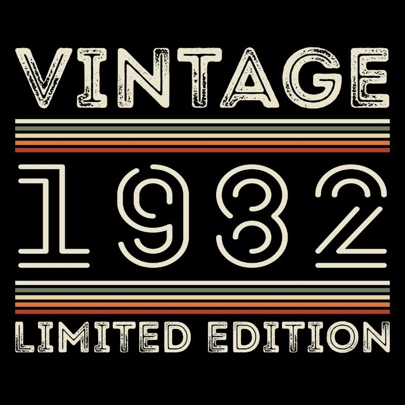 Vintage 1982 - Year 1982 Birthday Gift 1982