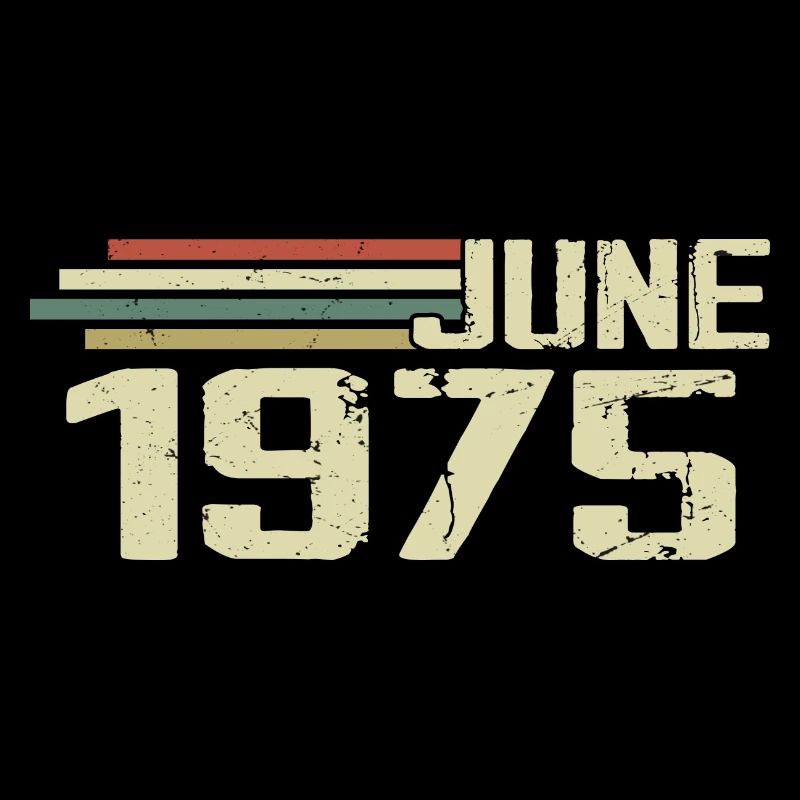 Juni 1975 Jahrestag Juni 1975 Juni 1975 Geburtstag