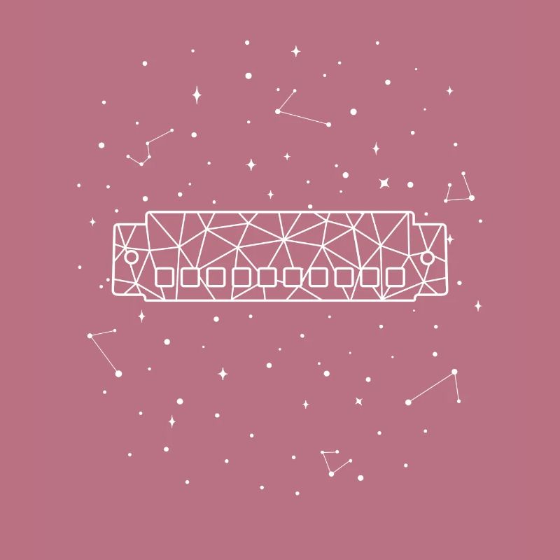 Harmonica Sternbild Constellation Harmoniciste