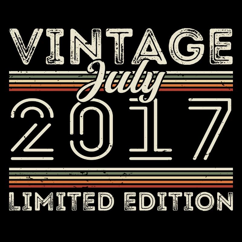 Juli 2017 Juli Geburtstagsgeschenk Juli 2017