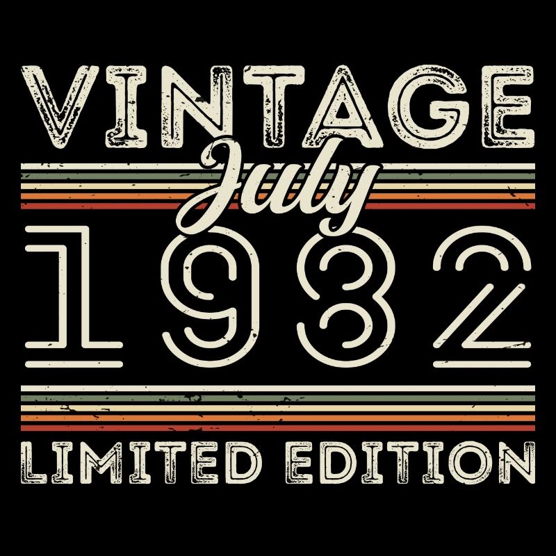 Juli 1982 Juli Geburtstagsgeschenk Juli 1982