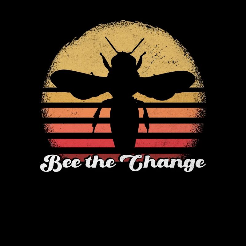 Bee The Change Motivation Bee Art