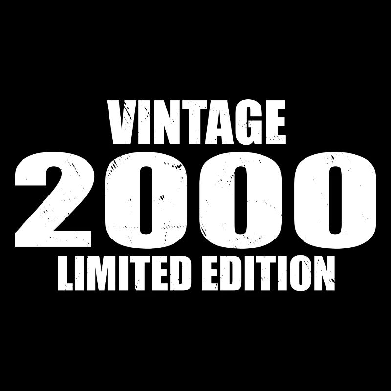 Vintage 2000 Geburtstag 2000 Retro 2000