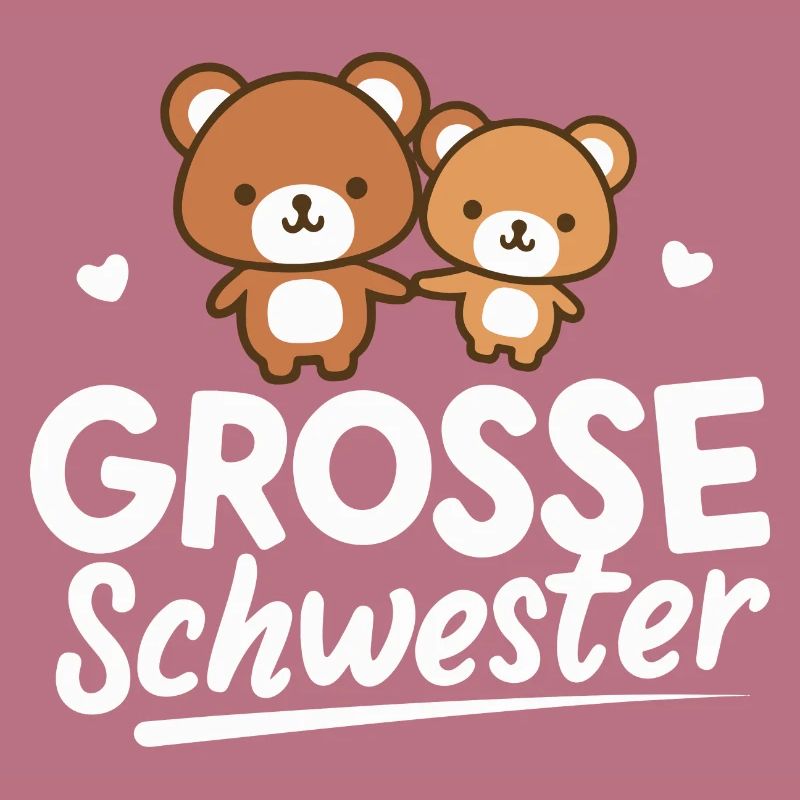 Großes Schwesterbärchen Schwester werden