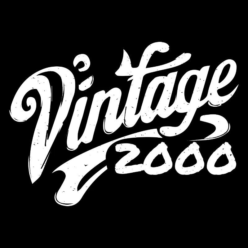 Vintage 2000 Year 2000 Birthday 2000 Retro