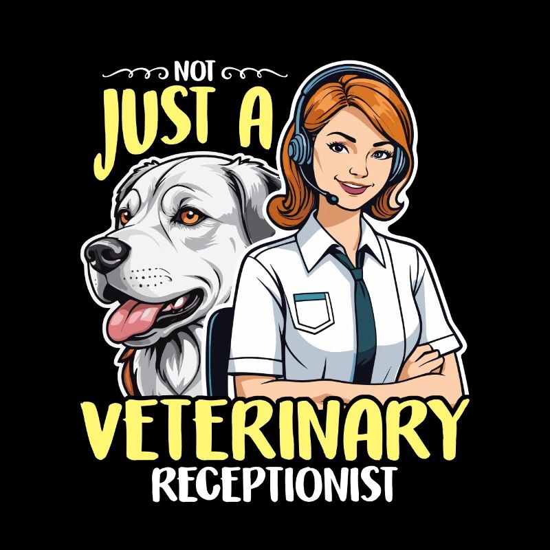Receptionist Not Just A Veterinary Office Worker