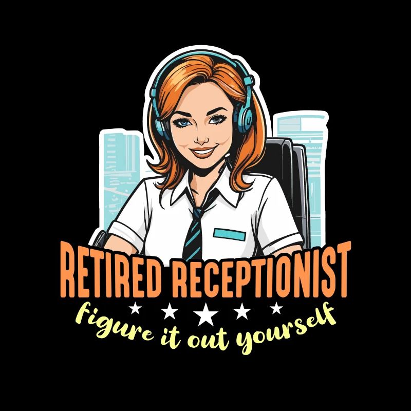 Retired Receptionist Figure It Out Office Worker