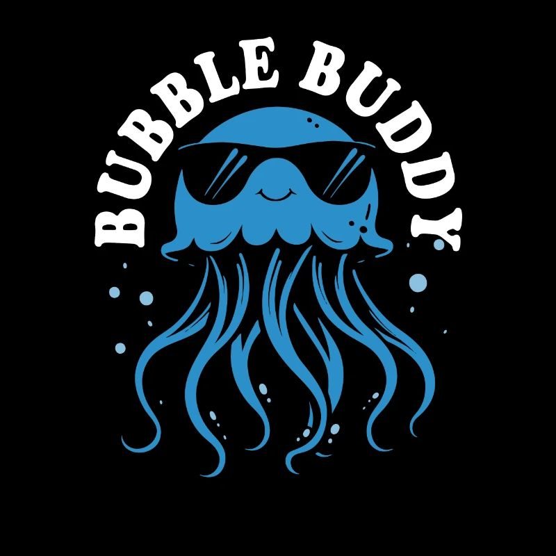 Bubble Buddy - Méduse avec des tentacules, créature marine