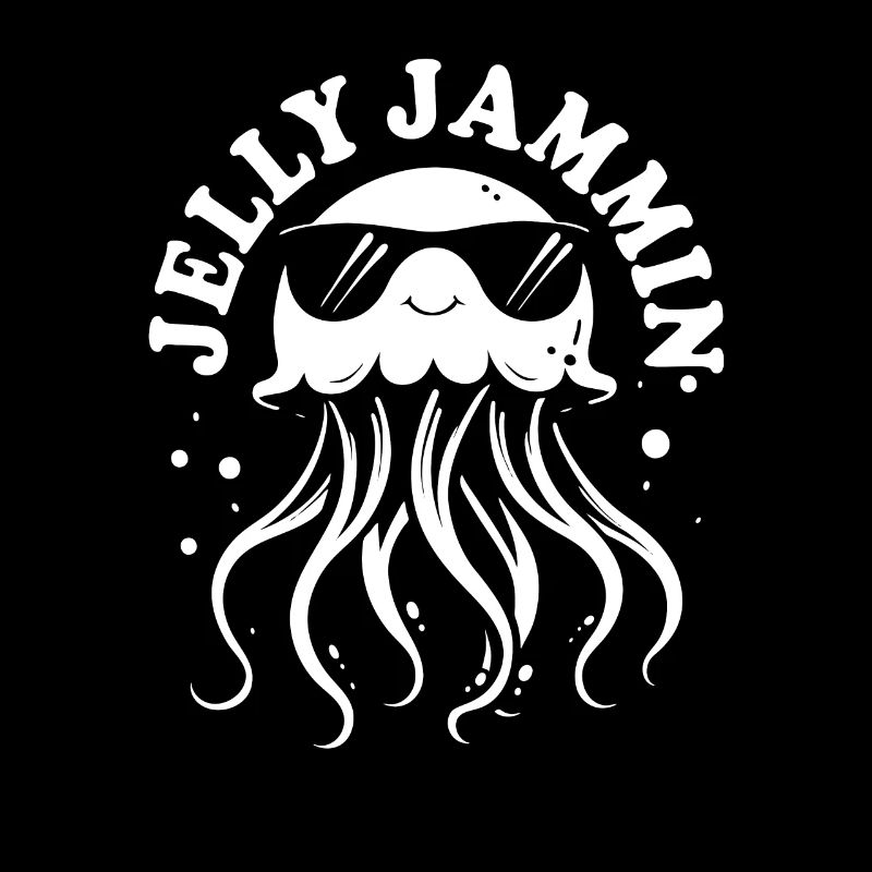 Jelly Jammin - Jellyfish with tentacles, sea creatures