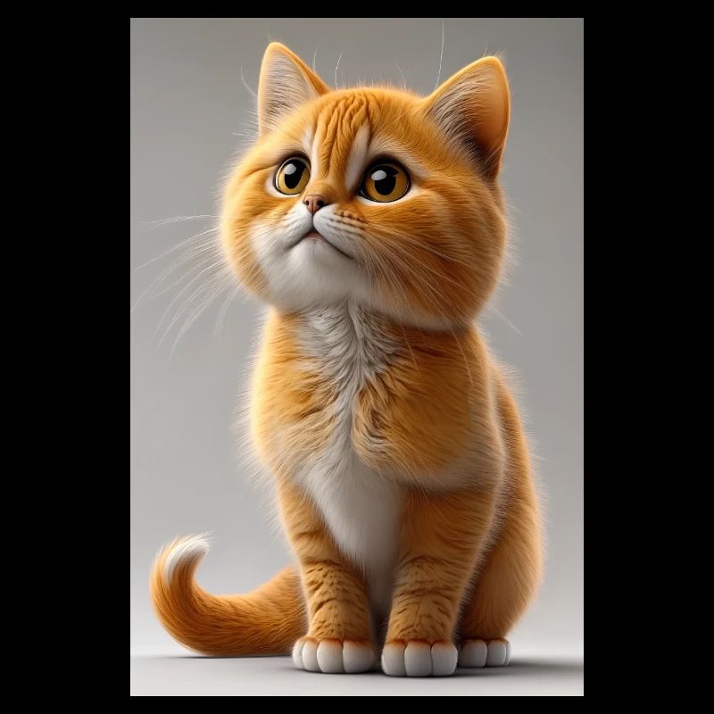 Orange Cuddly Tiger Cat
