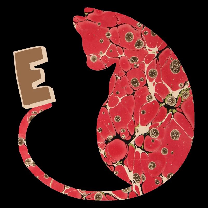 Lettre E avec Cat E 245