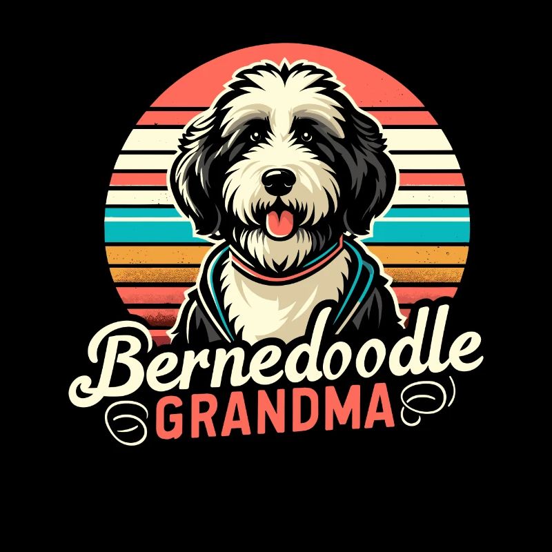 Bernedoodle Hund Oma