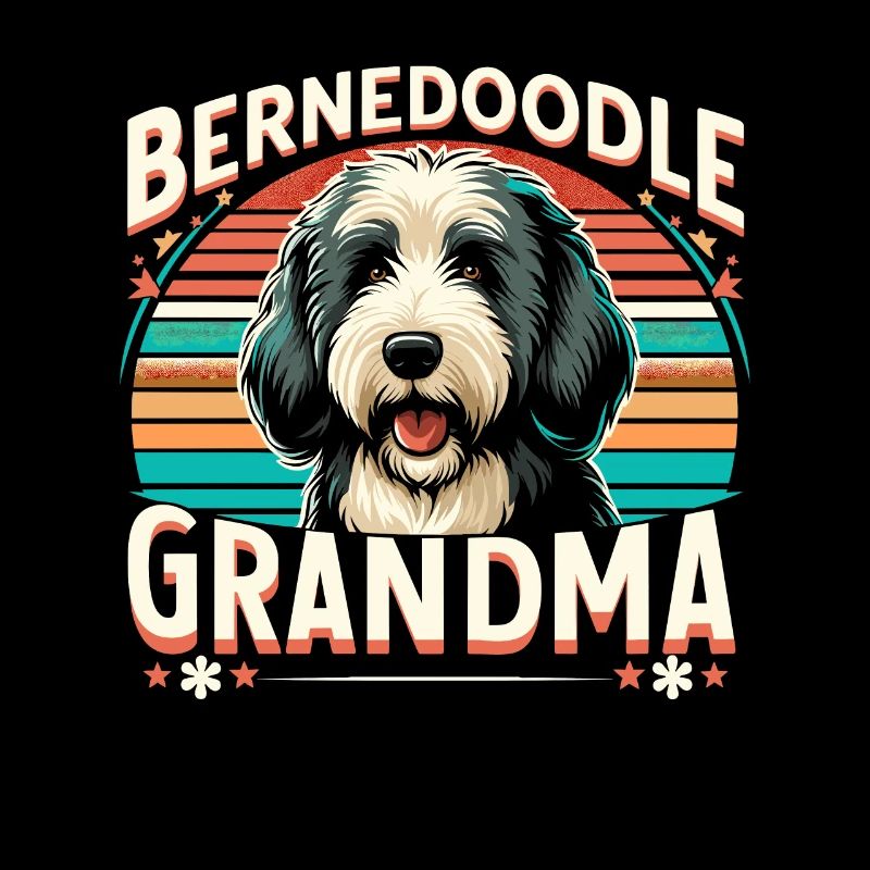 Bernedoodle Hund Oma