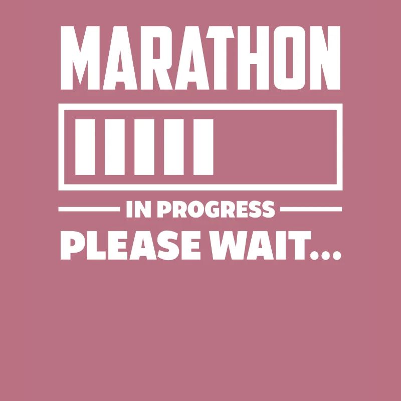 Marathon In Progress Please Wait Lustiges