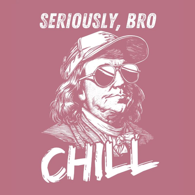 Seriously Bro Chill Benjamin Franklin Meme Figurine