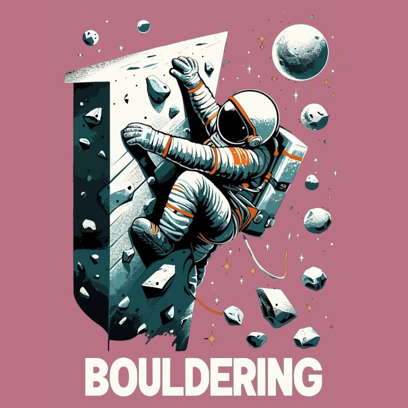 Bouldering Astronaut Spaceman Gift