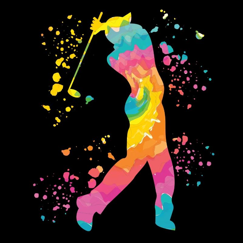Golfer Colorsplash Kinder Miniaturgolf
