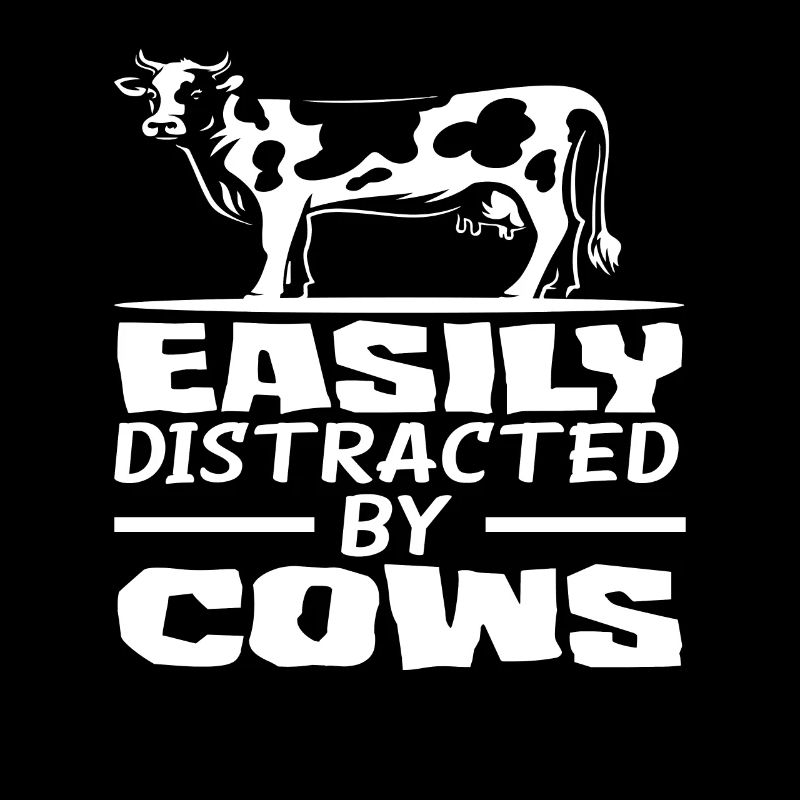 Easily distracted by cows