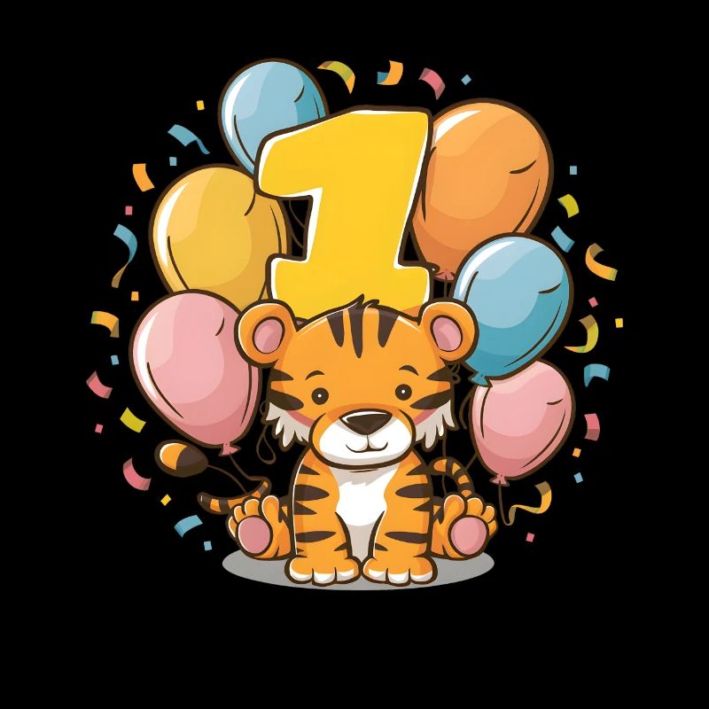 1. Geburtstag Tiger Kindergeburtstag