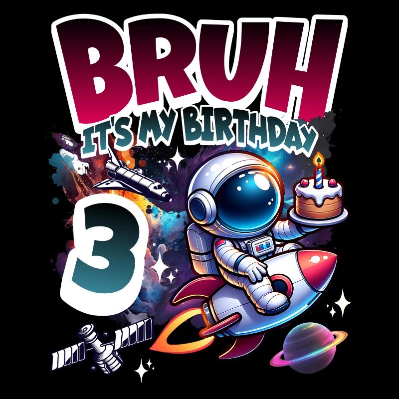 Astronaute 3e anniversaire Espace
