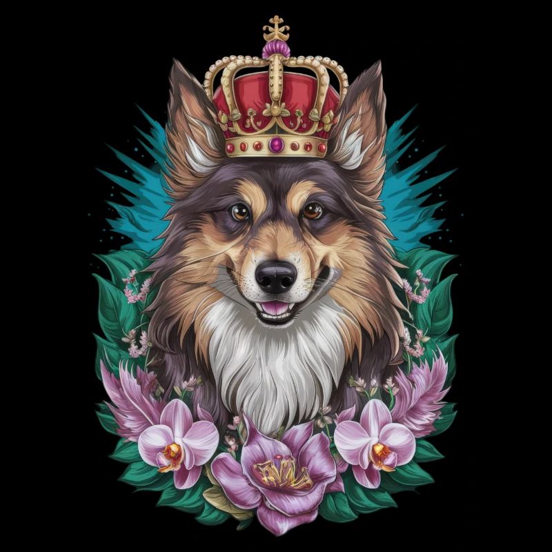 Chien d’élan norvégien dans la conception de bande dessinée