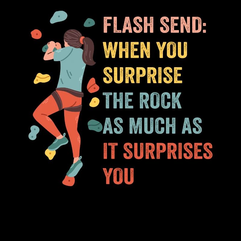 Boulderer Flash Send Bloc