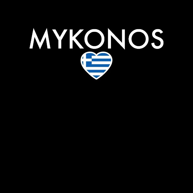 Mykonos Grèce Drapeau grec Grec