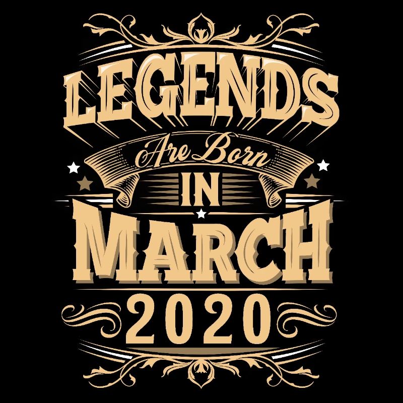 Légende de l’anniversaire de mars 2020