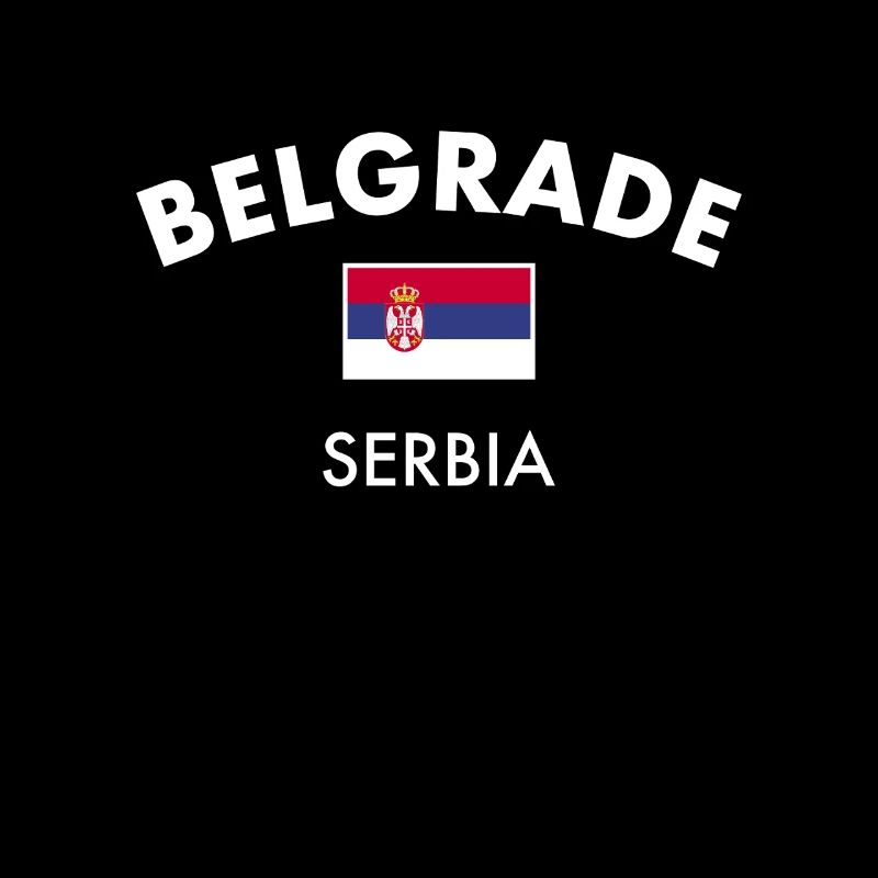 Belgrade Serbie Drapeau serbe Fier Serbe