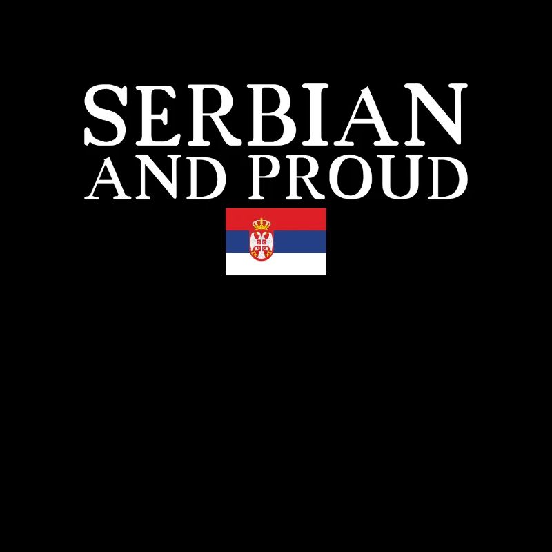 Serbe Et Fier Serbie Drapeau Serbe Serbe