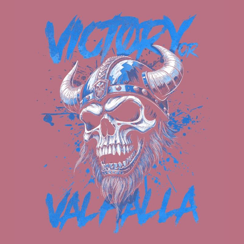 Nordischer Wikingersieg oder Walhalla