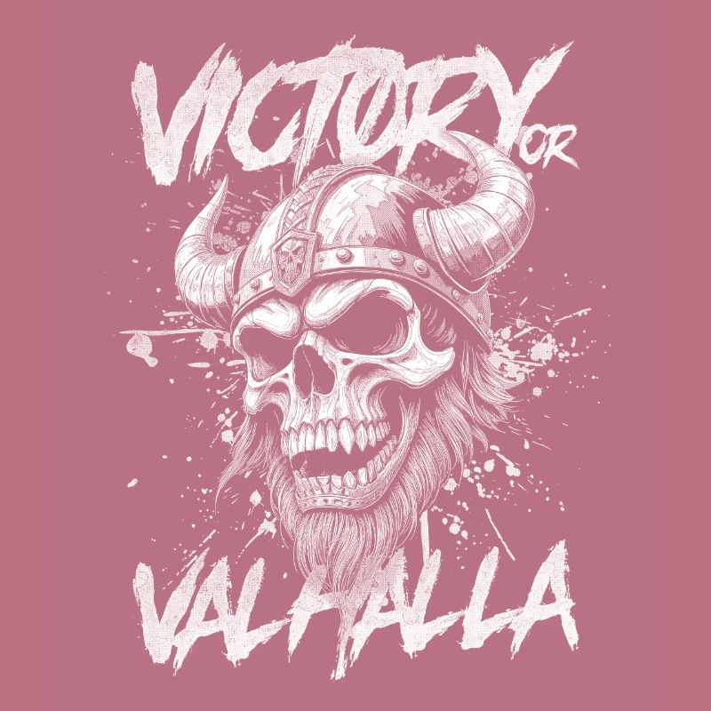 Nordischer Wikingersieg oder Walhalla