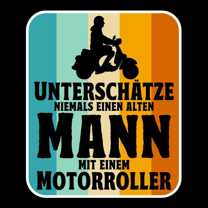 Rollerfahrer Geschenke Motorroller Scooter