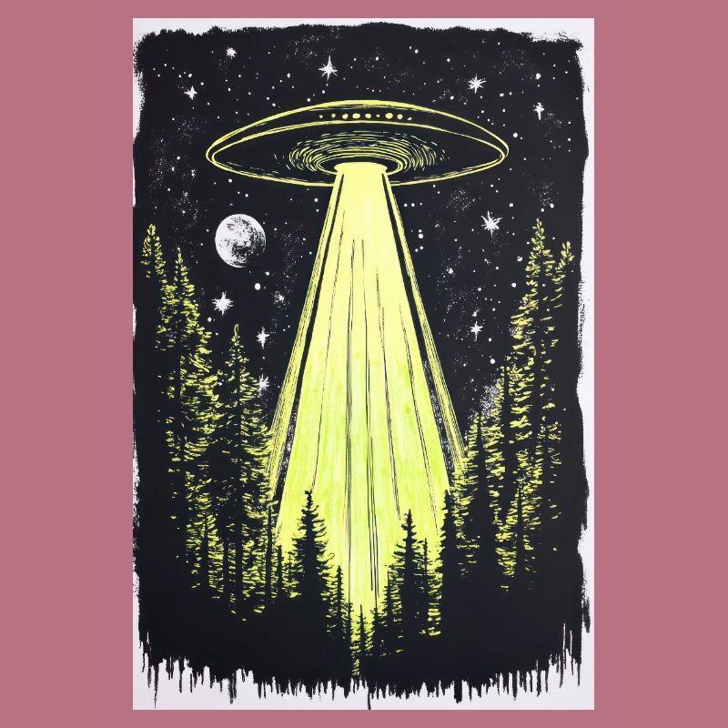 UFO in den Mitternachtskiefern