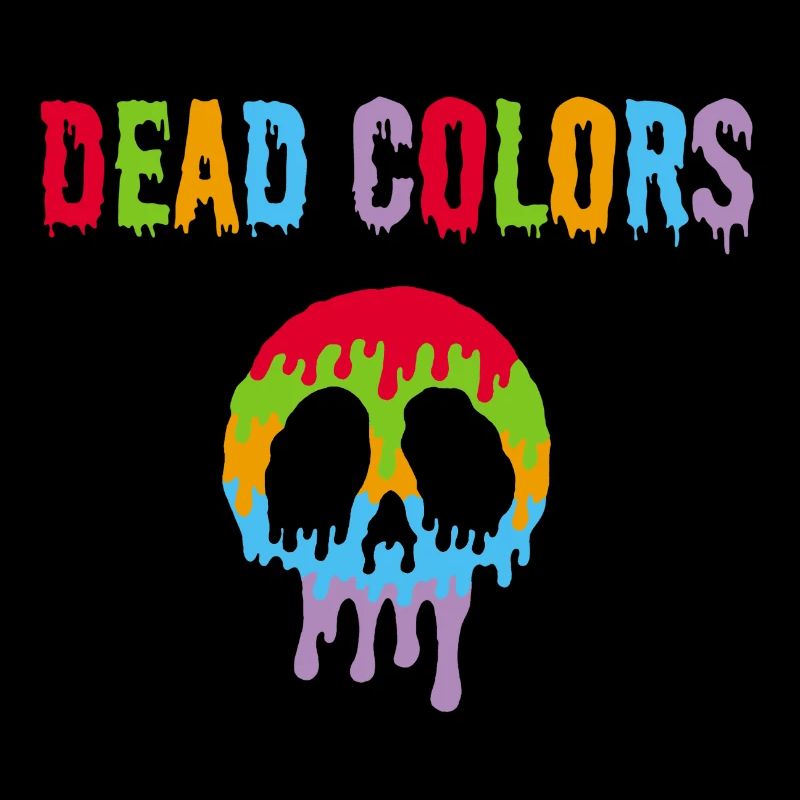Colored skull manga
