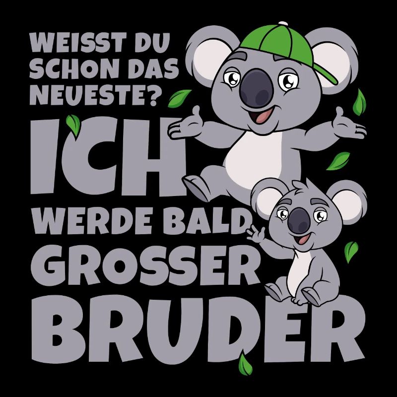 Bald Großer Bruder Koala Koalas Geschwister Junge