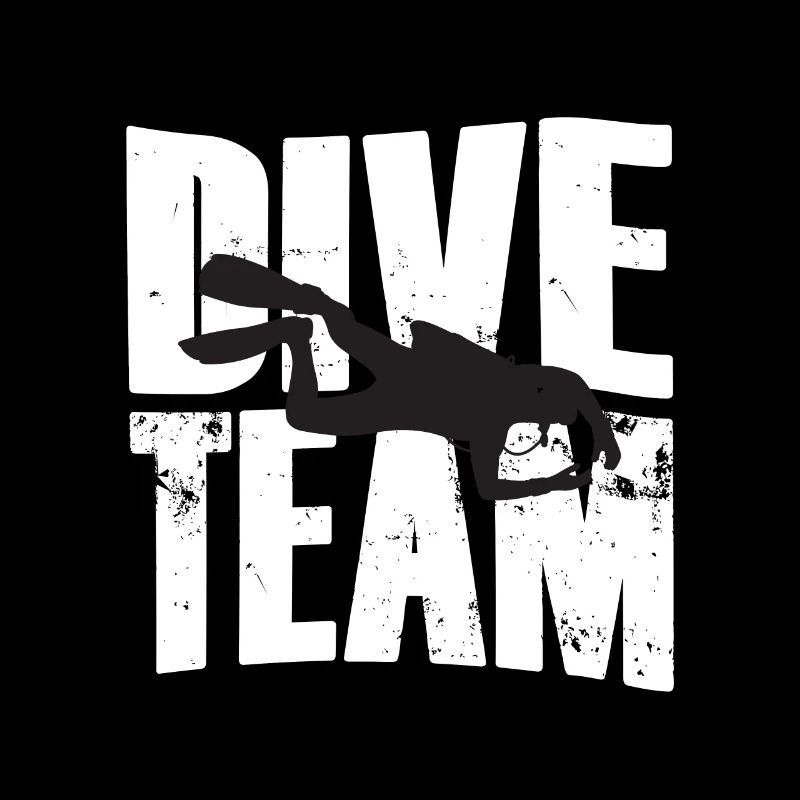 Équipe de plongée Diver Silhouette