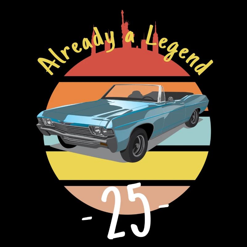 Auto Oldtimer Already Legend - 25. Geburtstag