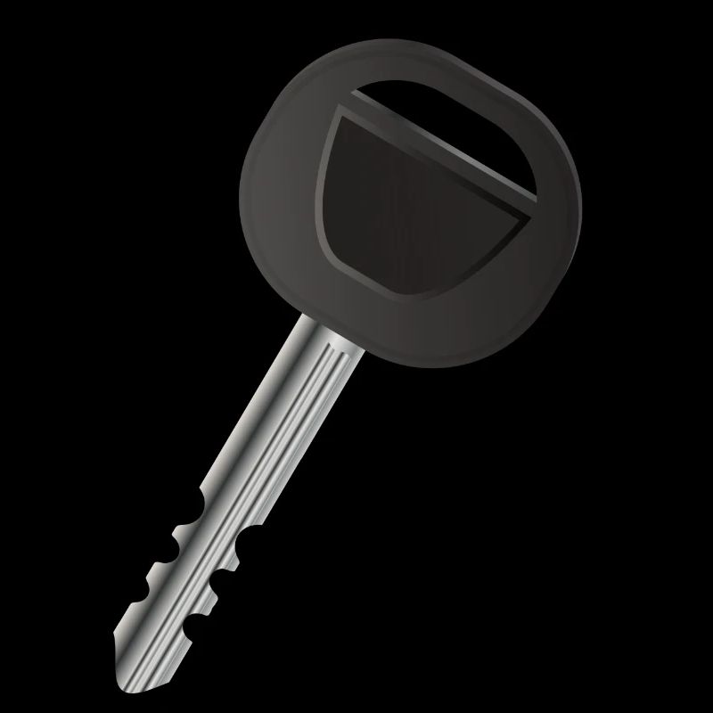 Single car key for automobile fans